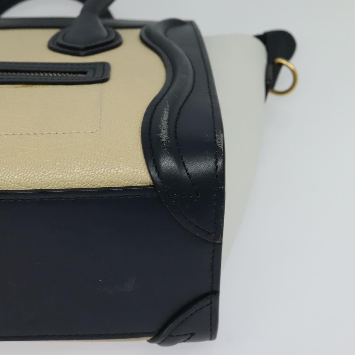 Céline Luggage, Beige, Leather, handbag