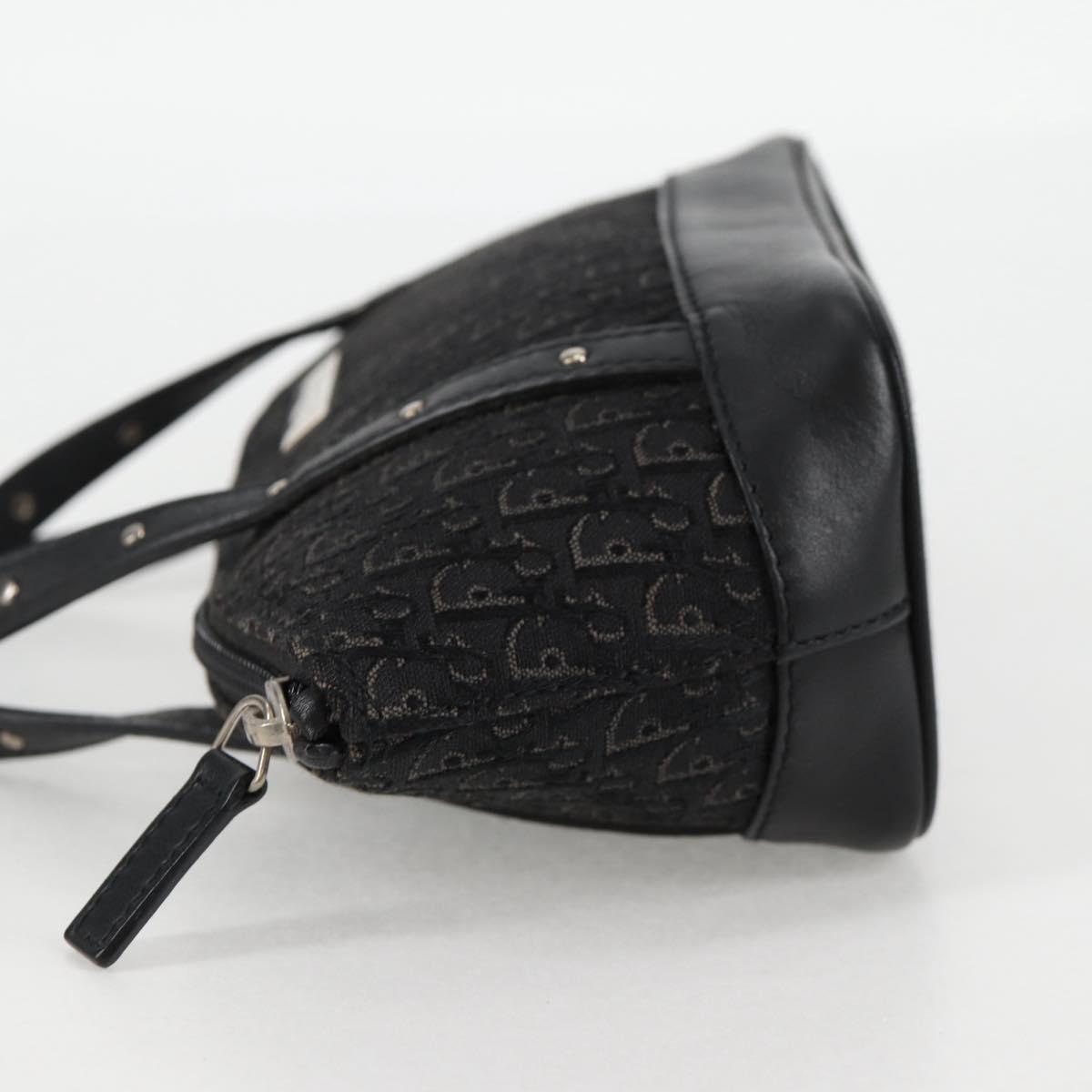 Dior Diorissimo, Black, "CANVAS, LEATHER", handbag