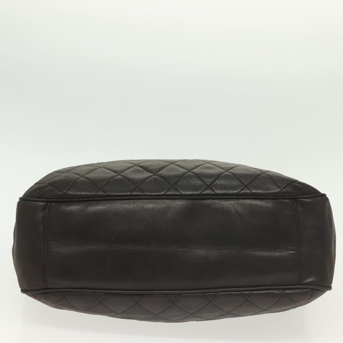 Chanel, "BROWN,GOLD", Leather, tote