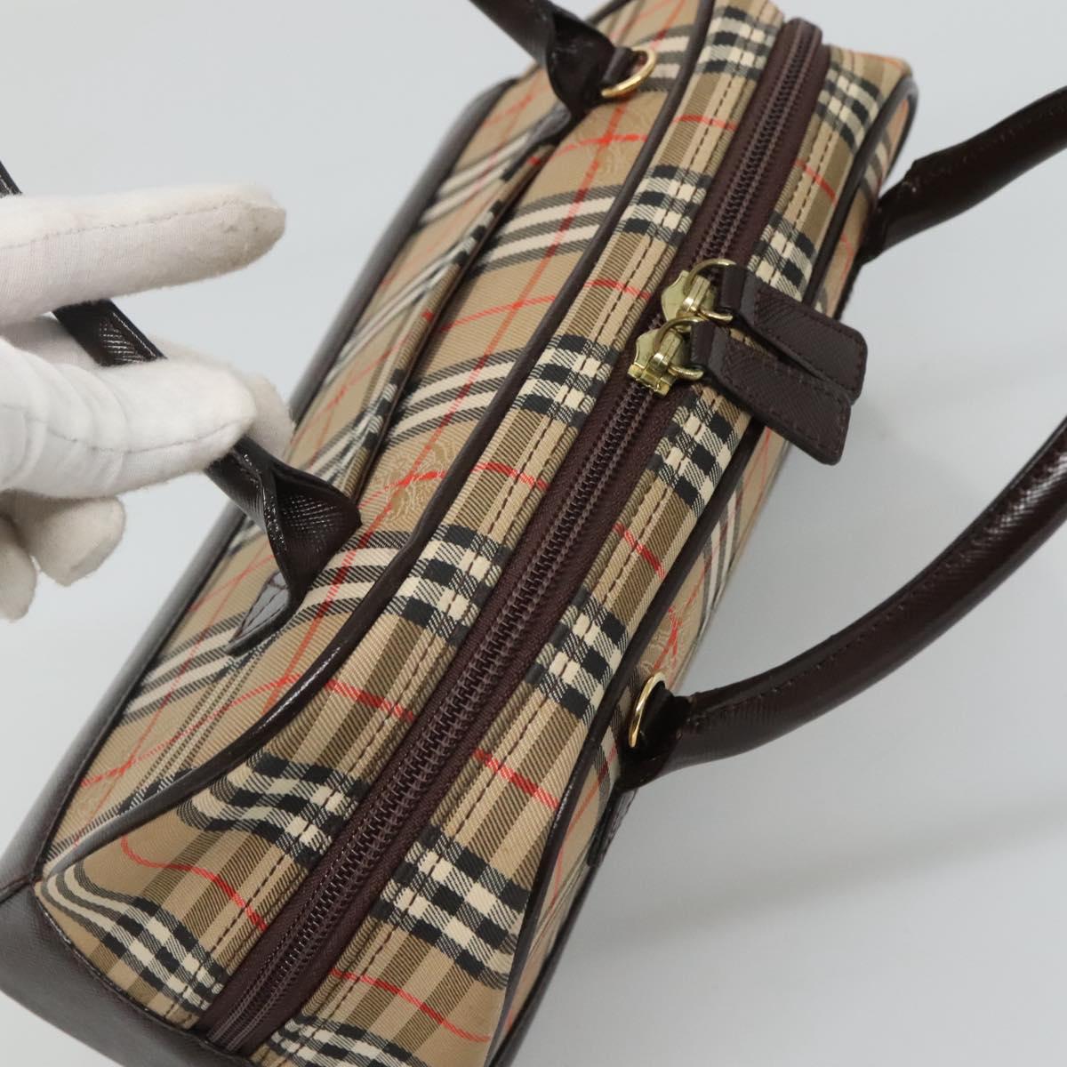 Burberry Nova Check, Beige, Canvas, handbag