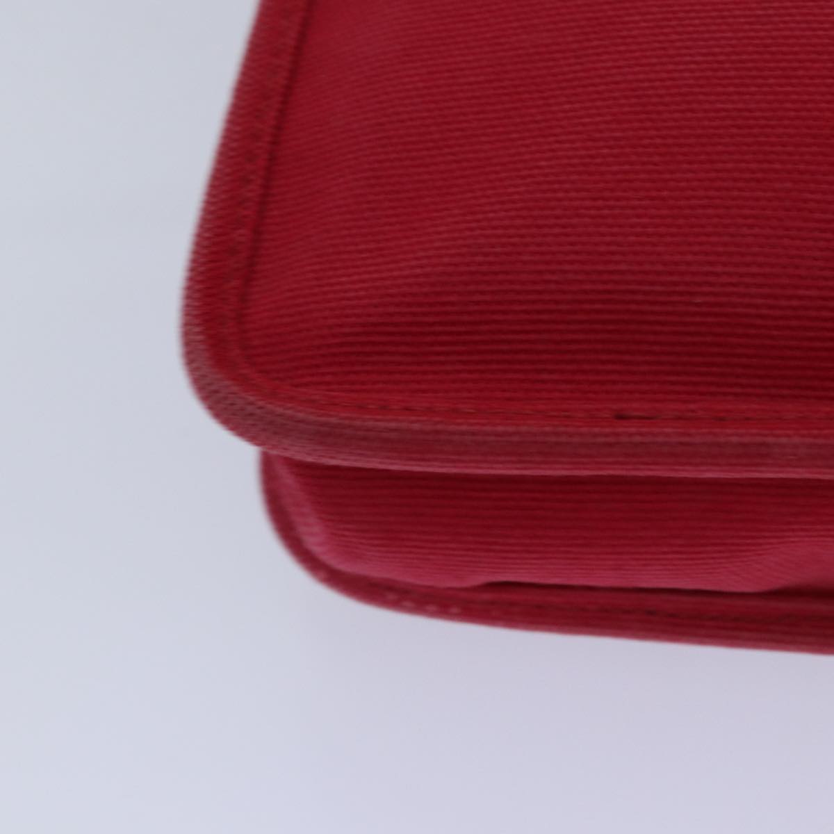 Prada, Red, Canvas, shoulder