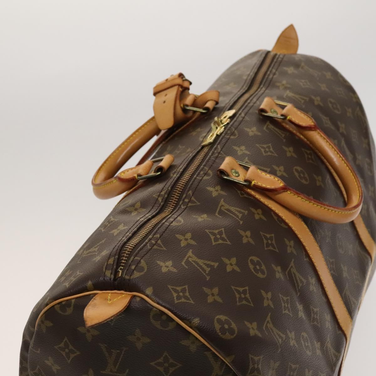 Louis Vuitton Keepall 50, Brown, Canvas, travel