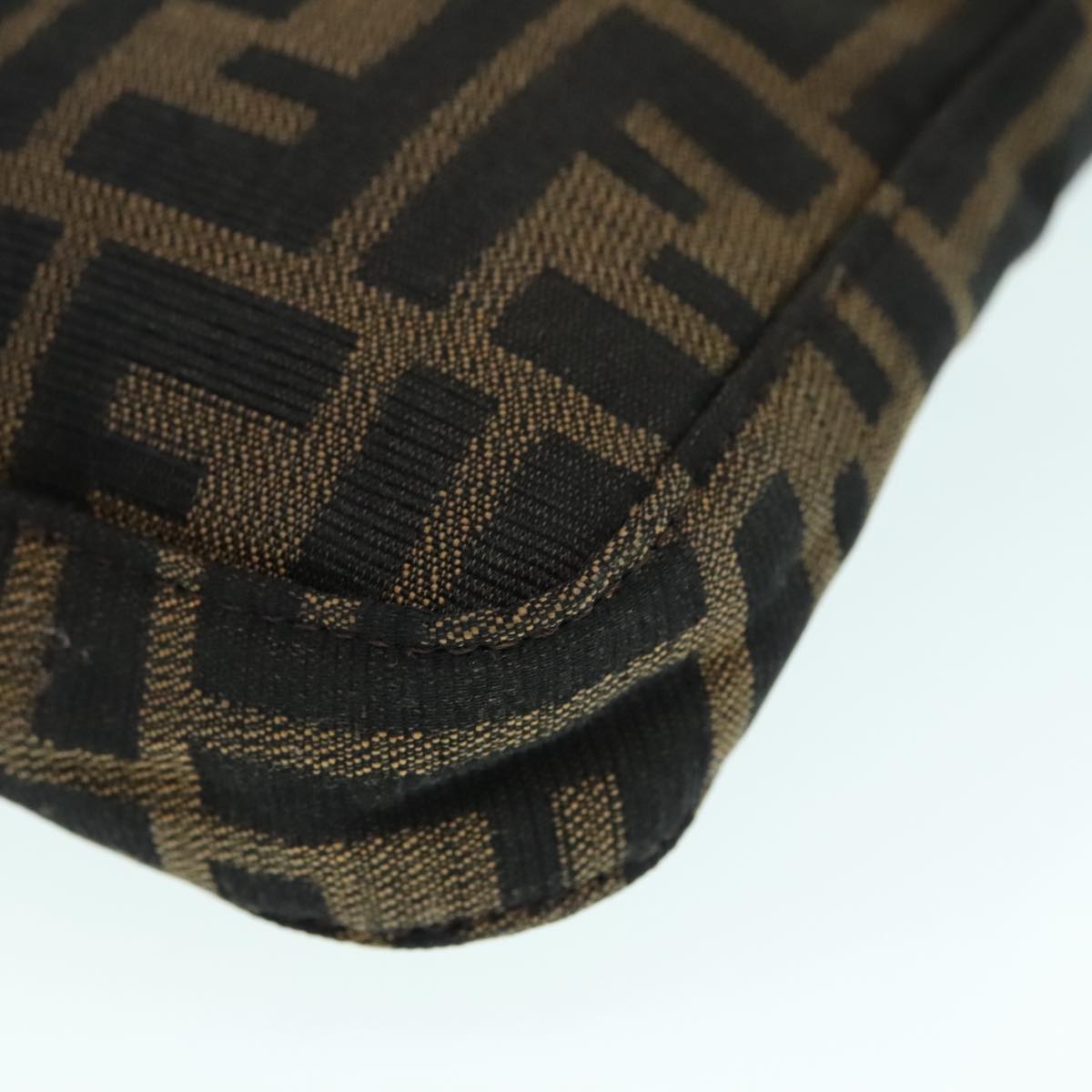 Fendi Mamma Baguette, Brown, Canvas, shoulder