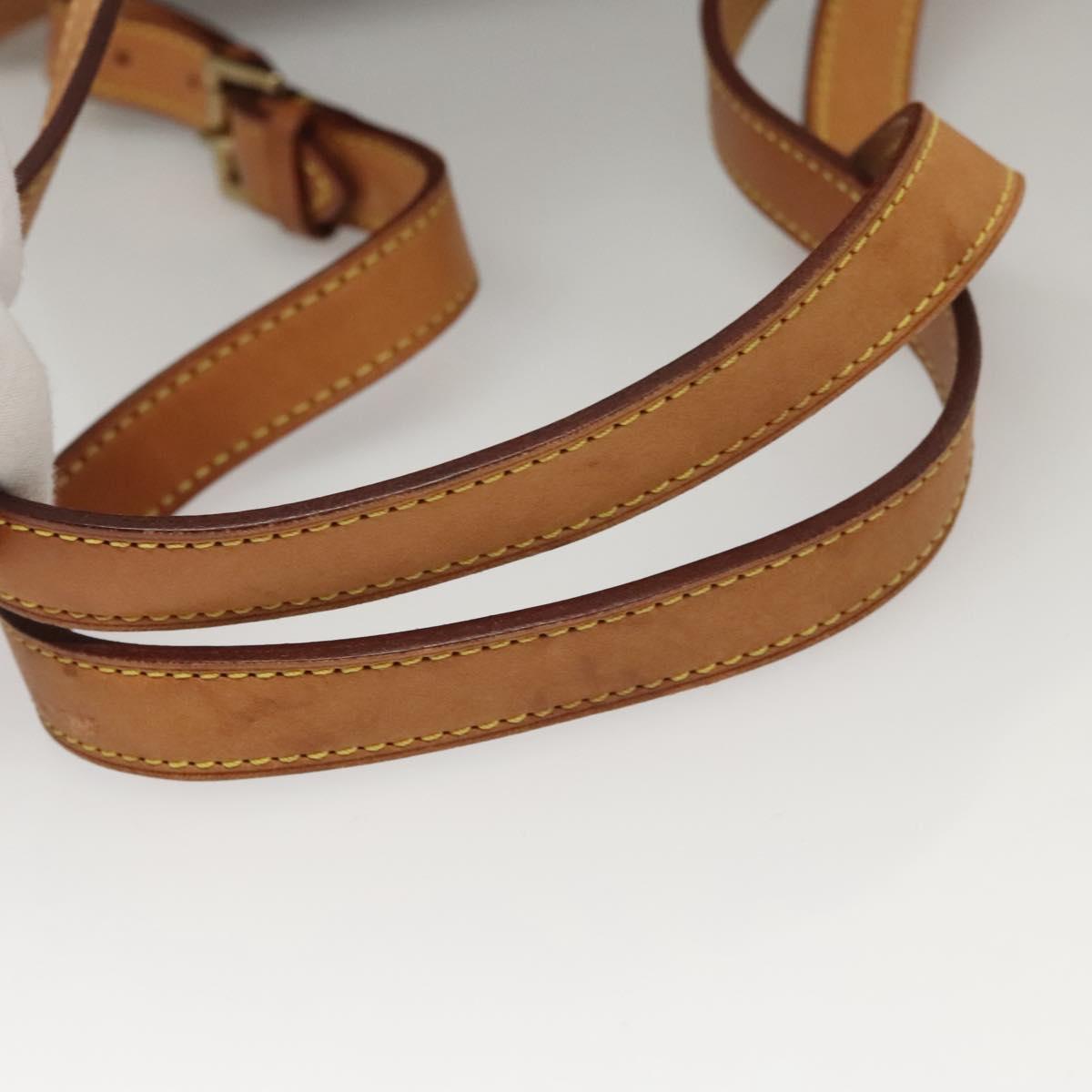 Louis Vuitton Montsouris MM, Brown, Canvas, backpack