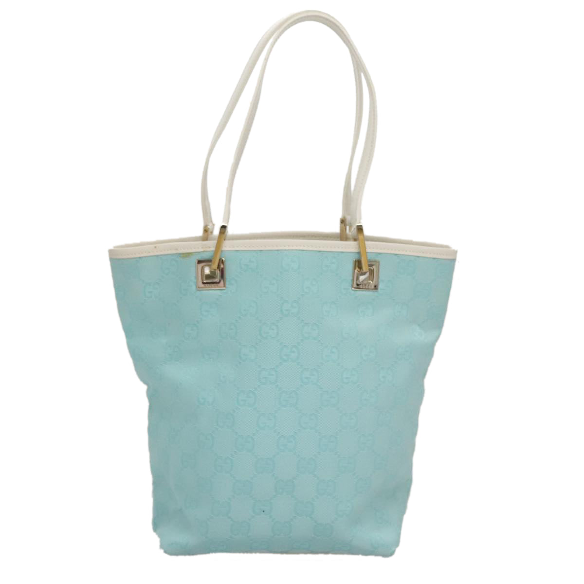 Gucci GG canvas, Blue, Canvas, tote