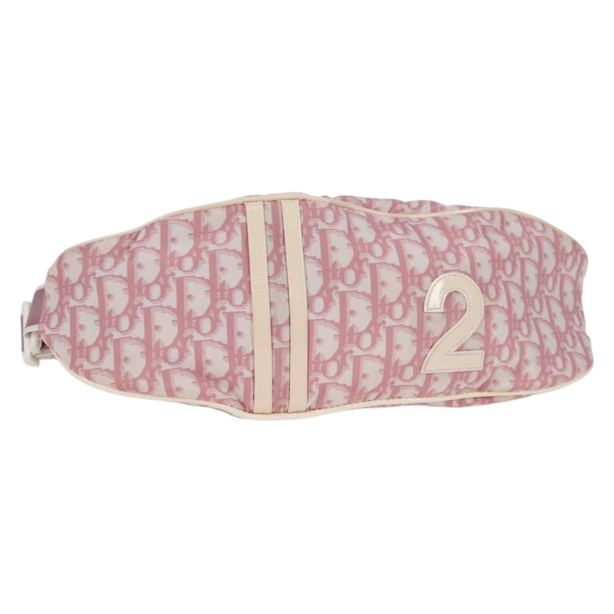 Dior Trotter, Pink, Canvas, shoulder