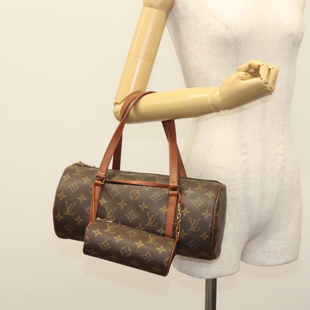 Louis Vuitton Papillon 30, Brown, Canvas, handbag