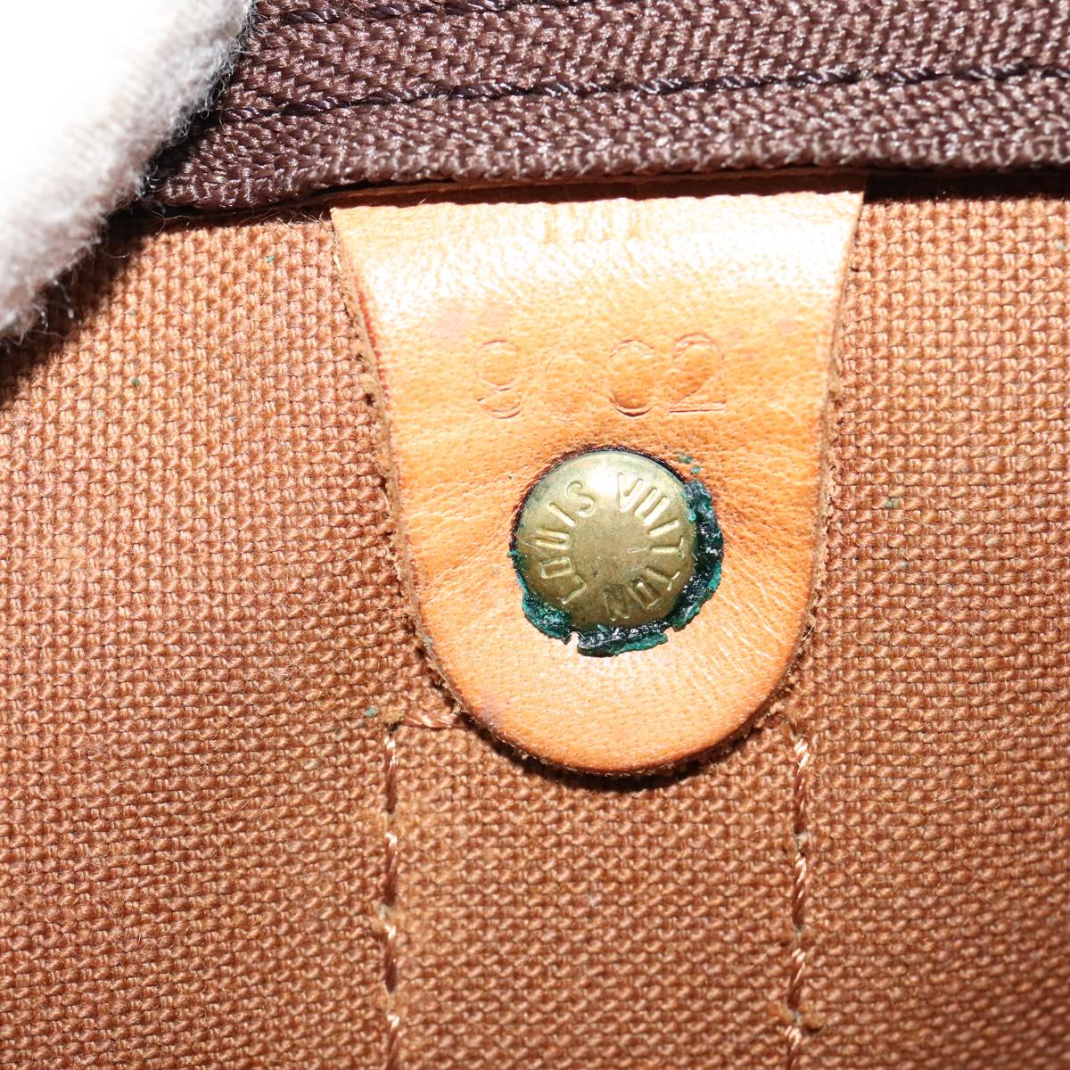 Louis Vuitton Keepall 60, Brown, Canvas, travel