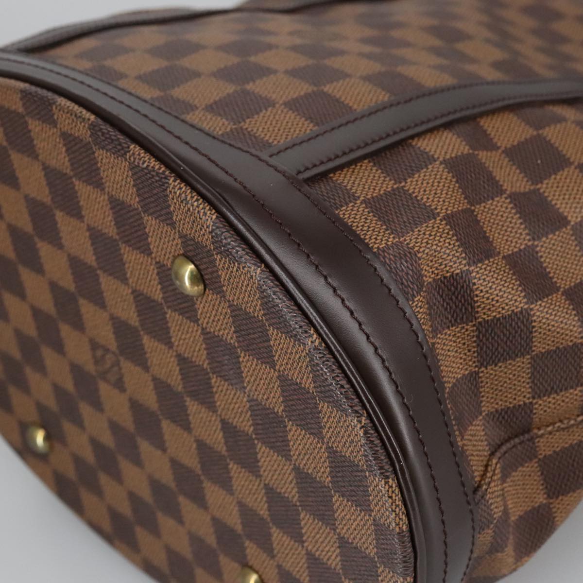 Louis Vuitton Bucket GM, Brown, Canvas, shoulder