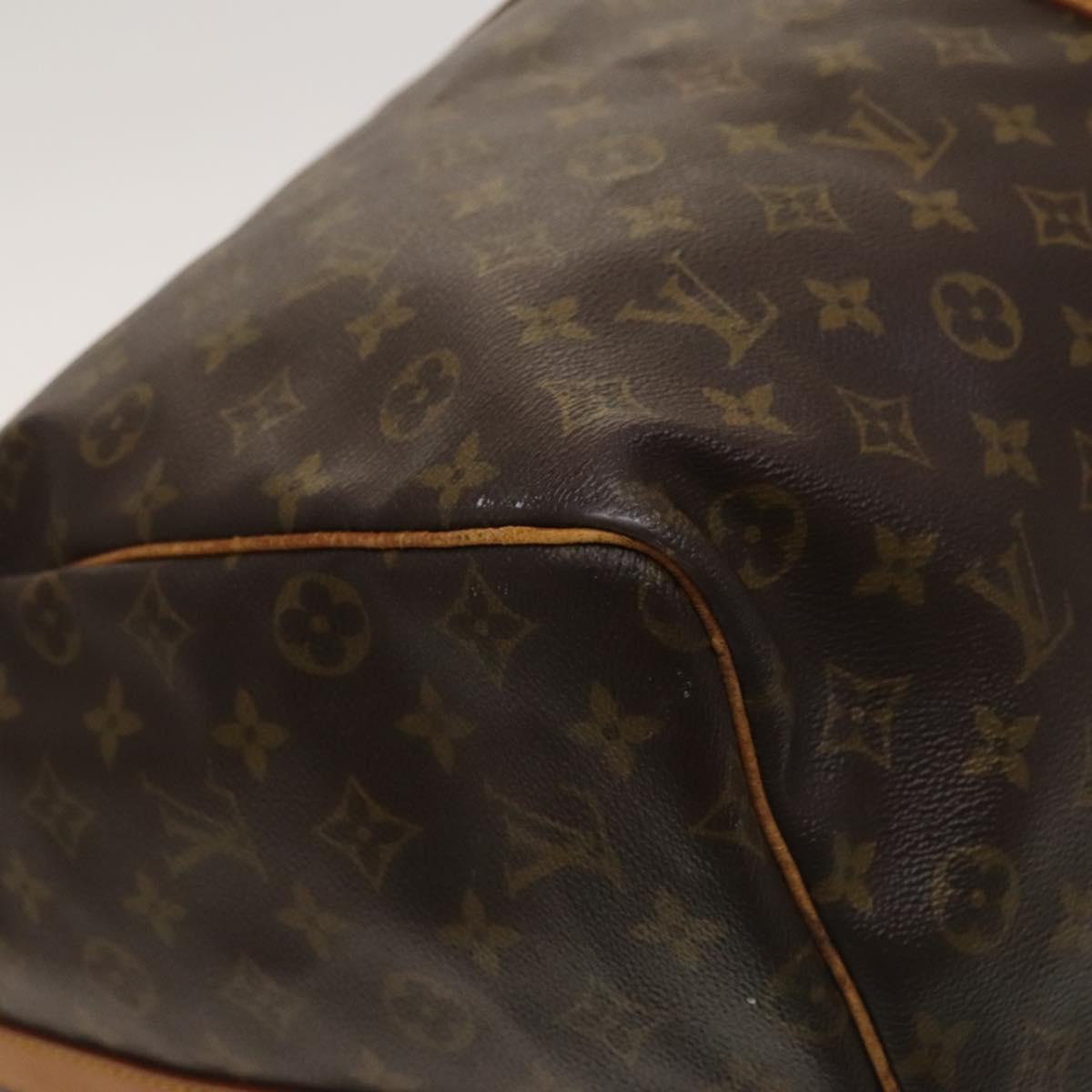 Louis Vuitton Keepall Bandoulière 60, Brown, Canvas, travel