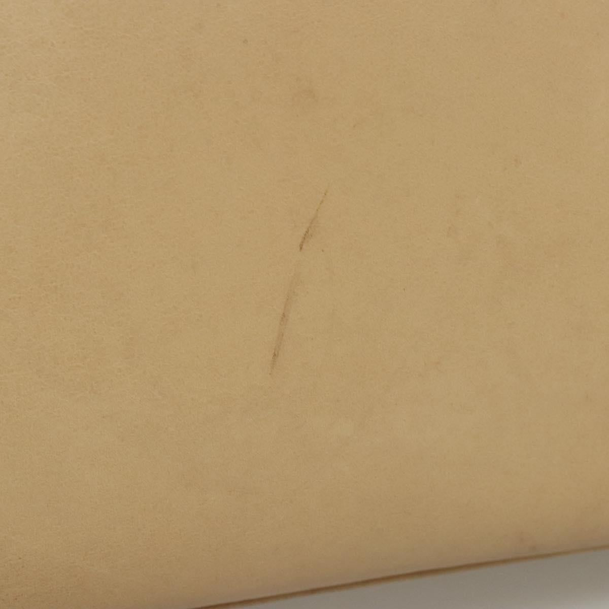 Chanel Coco Mark, Beige, Leather, shoulder