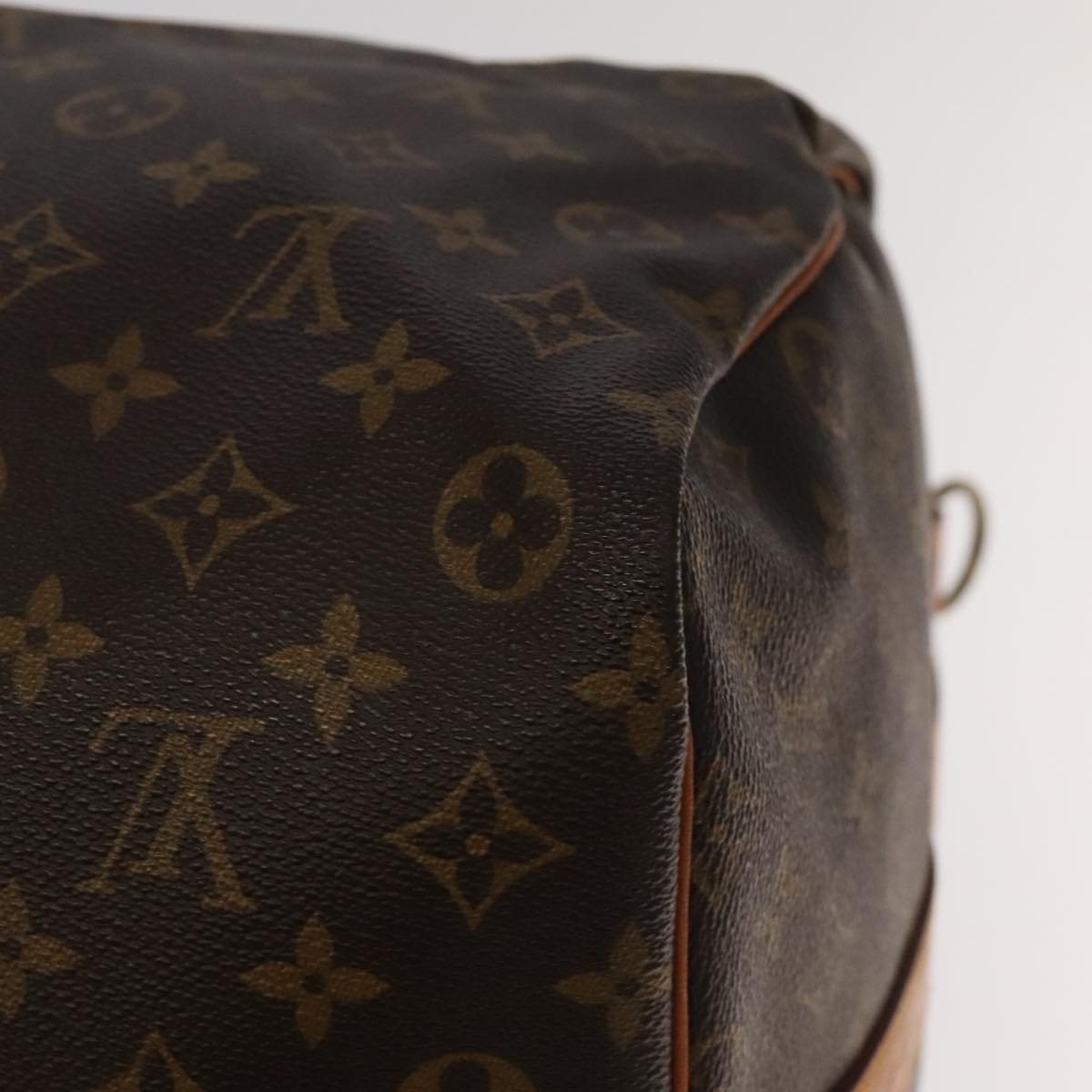 Louis Vuitton Keepall Bandoulière 60, Brown, Canvas, travel