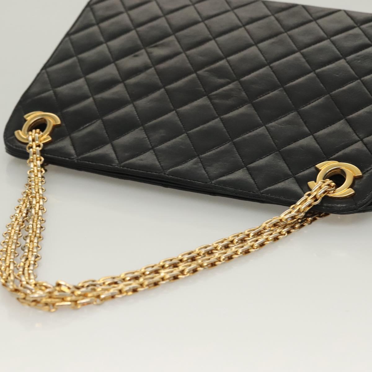 Chanel Vintage, Black, Leather, handbag