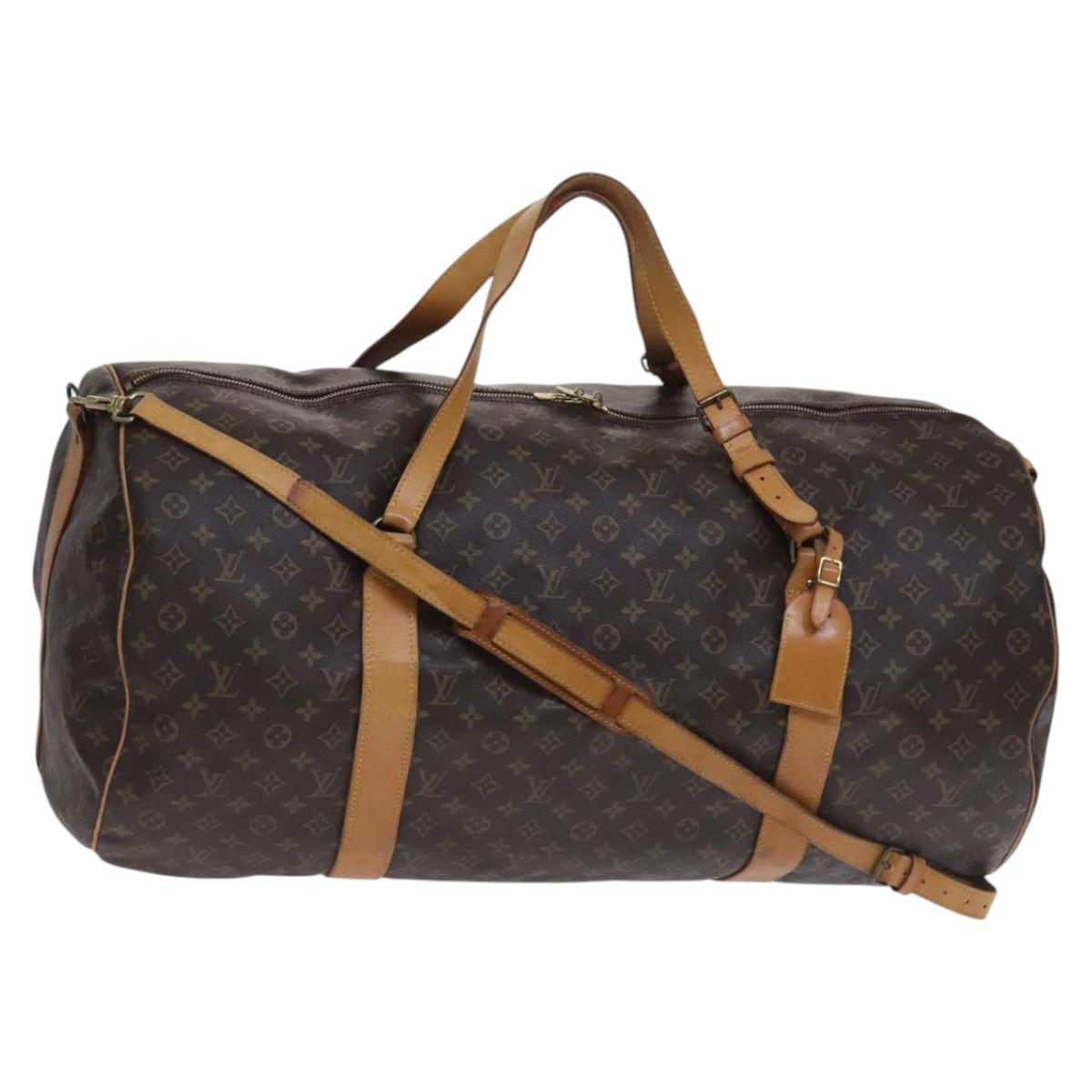 Louis Vuitton Sac Polochon, Brown, Canvas, travel