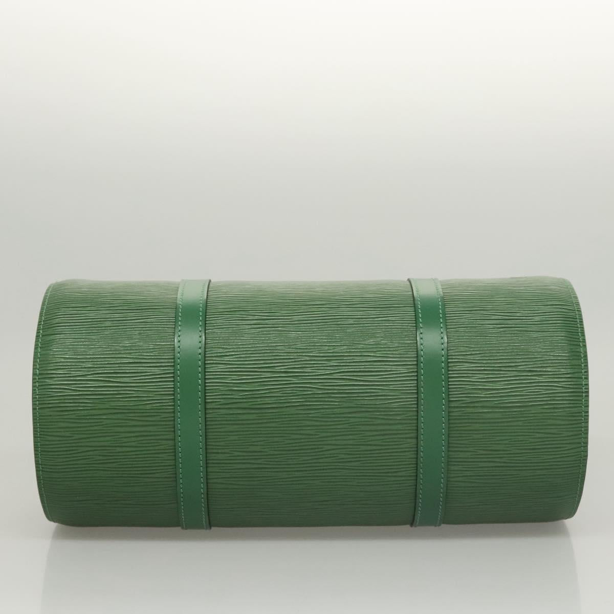 Louis Vuitton Soufflot, Green, Leather, handbag