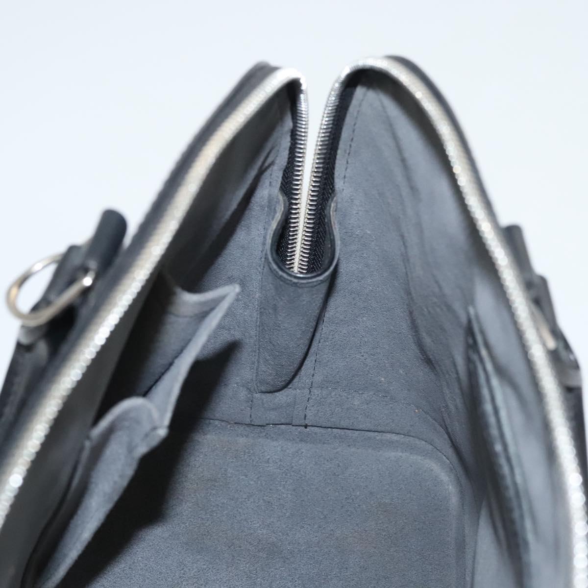Louis Vuitton Alma, Black, Leather, handbag