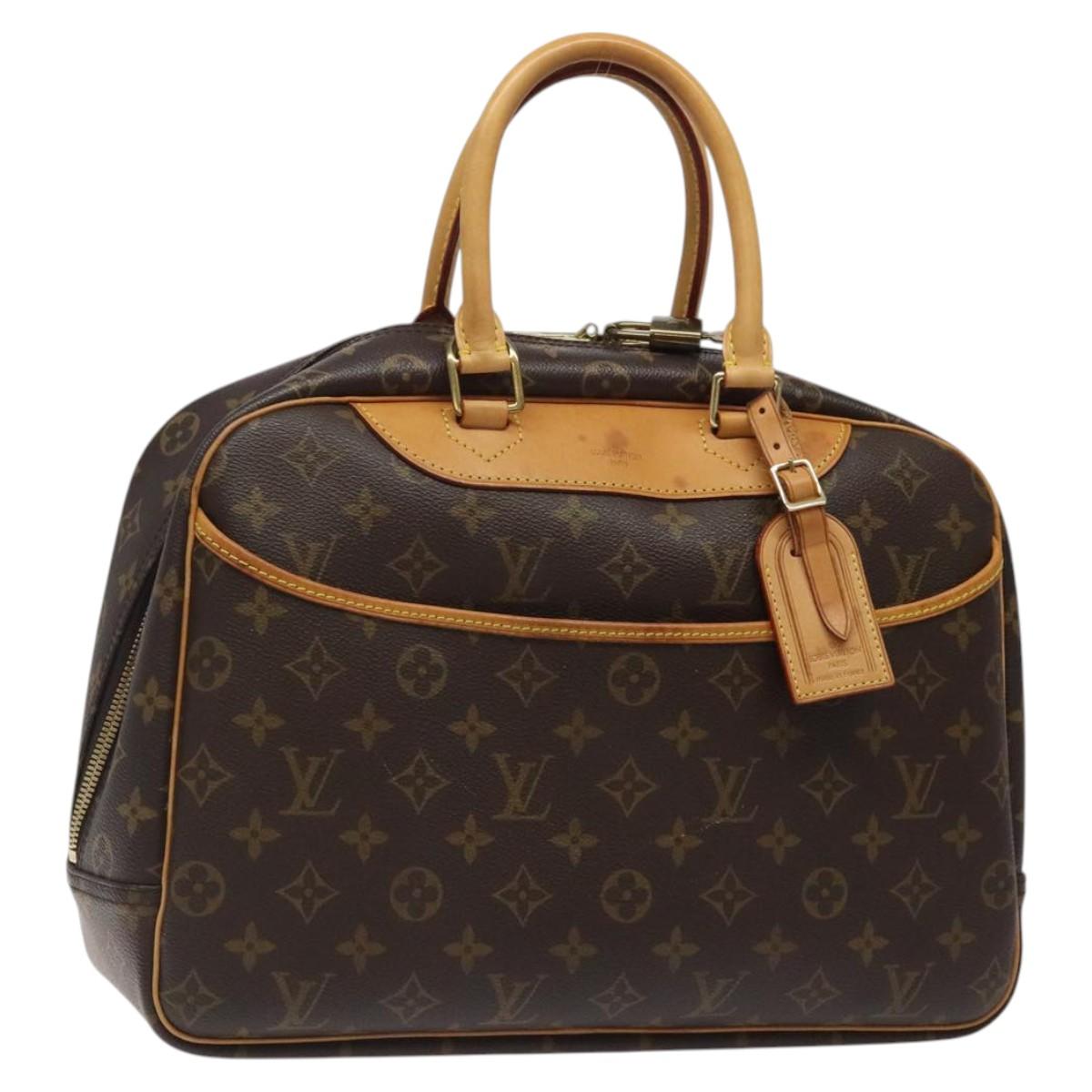 Louis Vuitton Deauville, Brown, Canvas, handbag