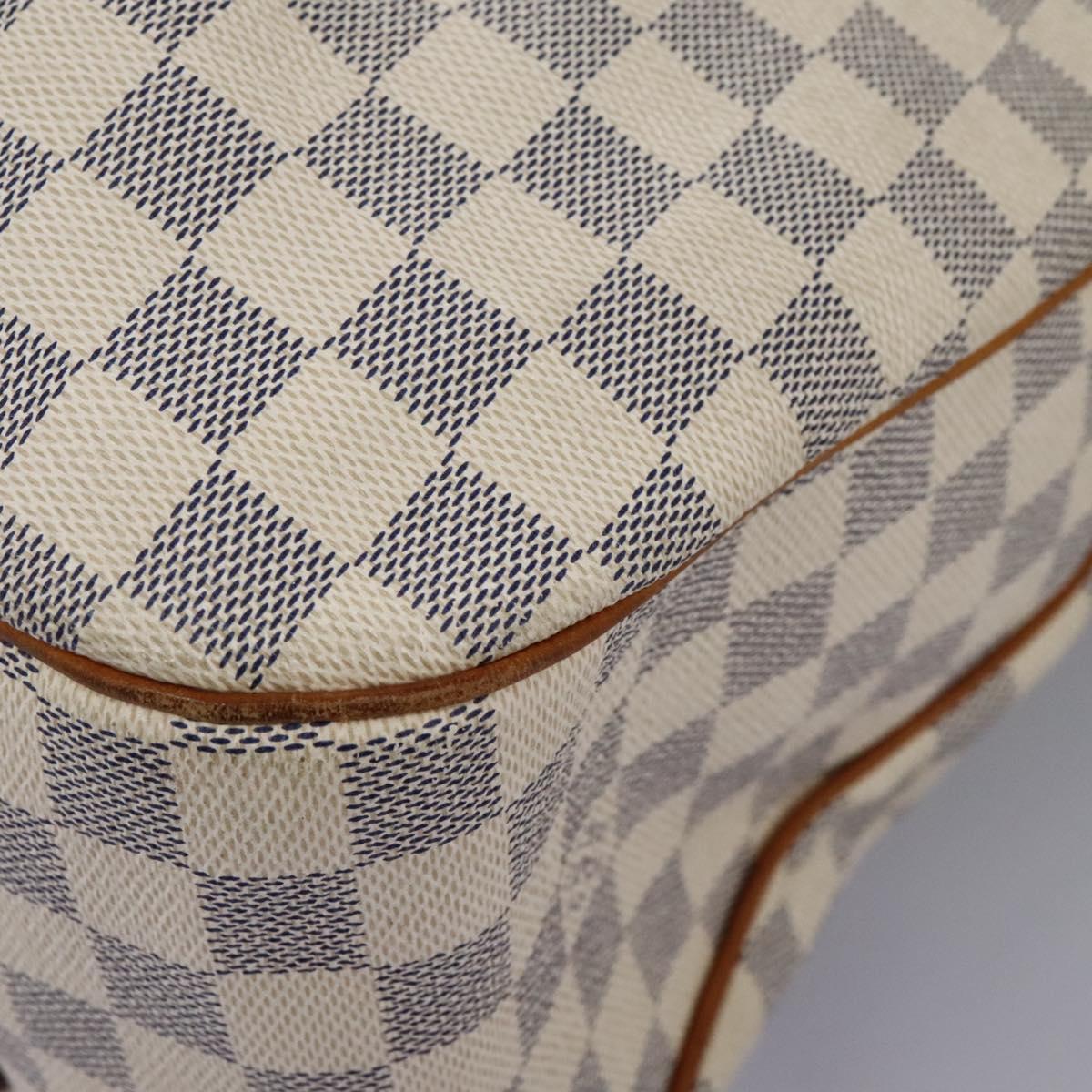 Louis Vuitton Siracusa, Grey, Canvas, shoulder
