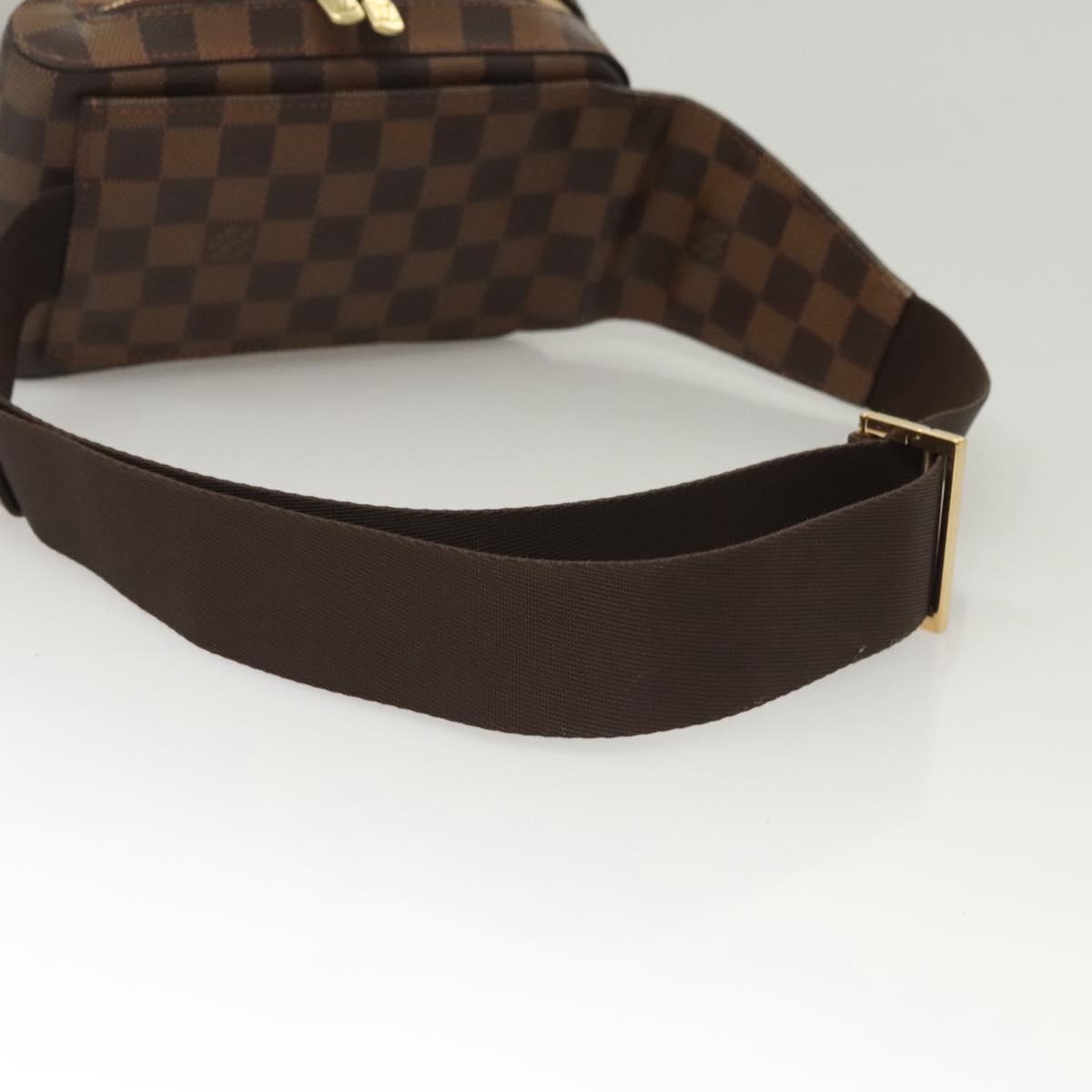 Louis Vuitton Geronimo, Brown, Canvas, shoulder