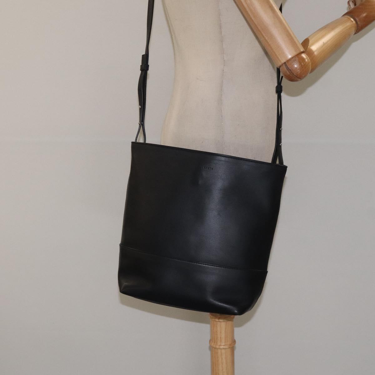 Bottega Veneta, Black, Leather, shoulder