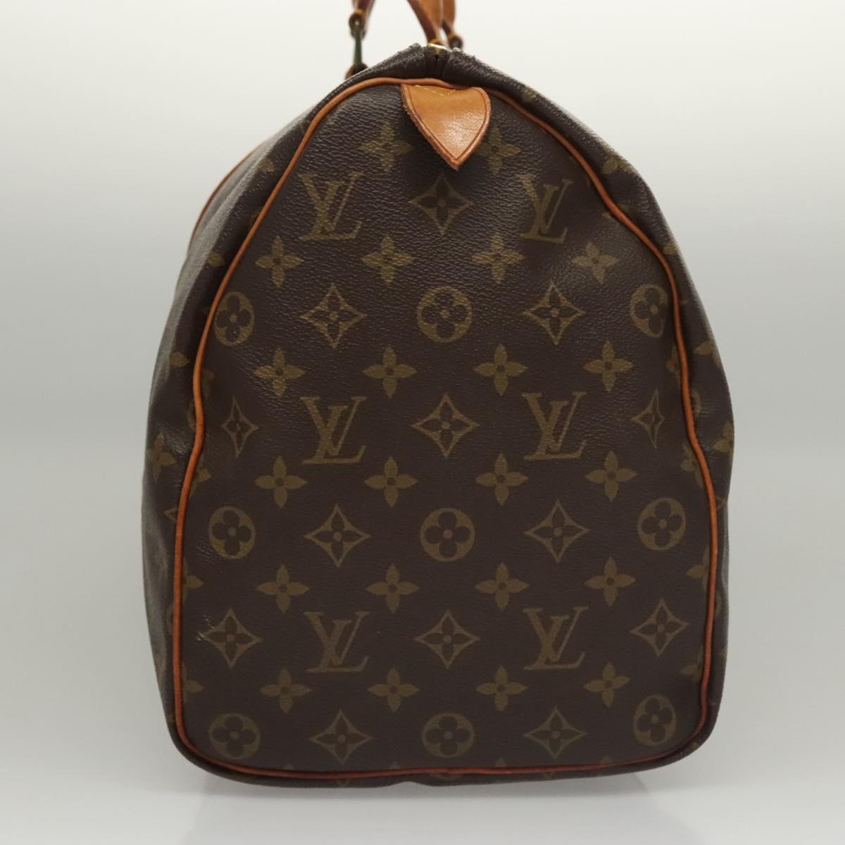 Louis Vuitton Keepall 45, Brown, Canvas, travel