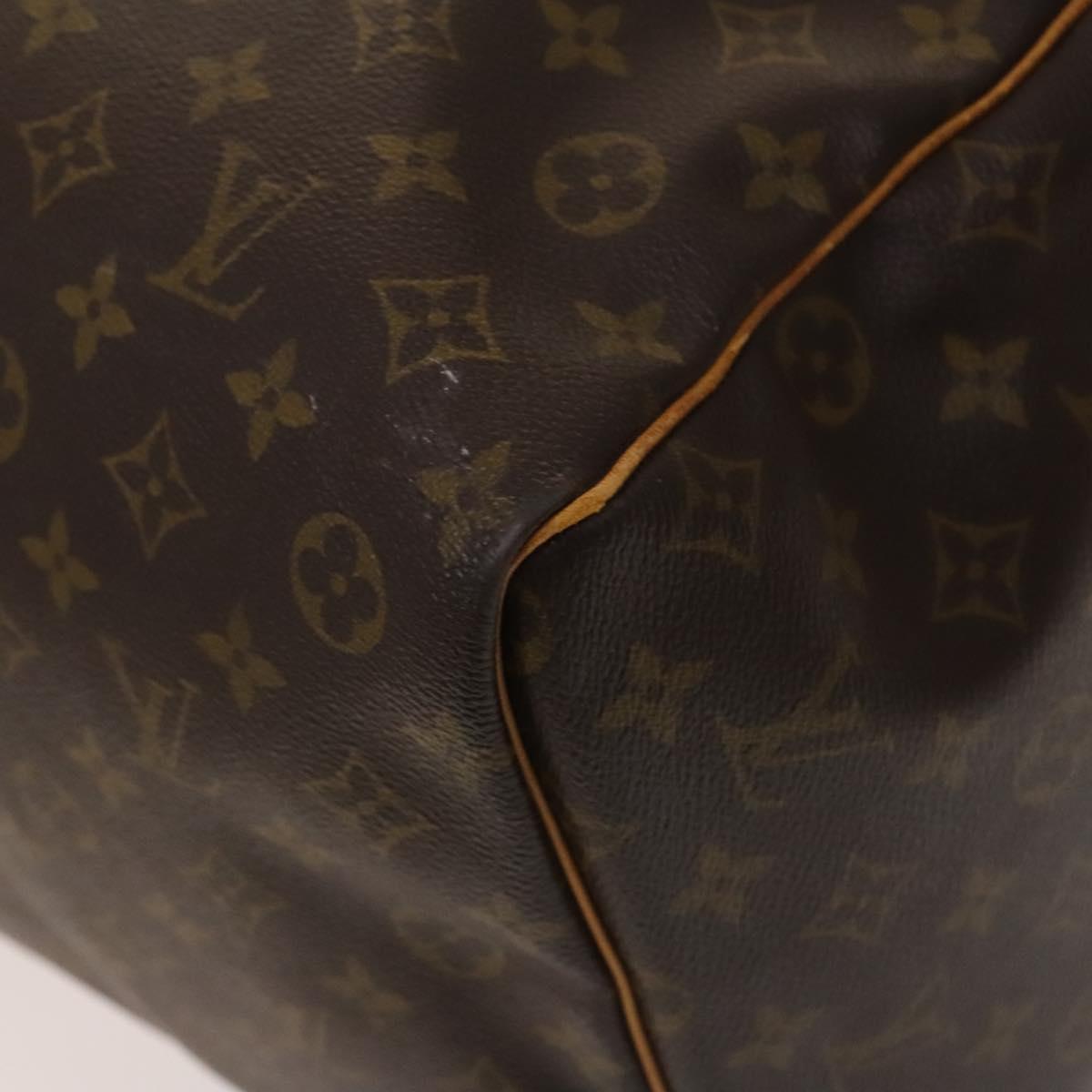 Louis Vuitton Keepall 60, Brown, Canvas, travel