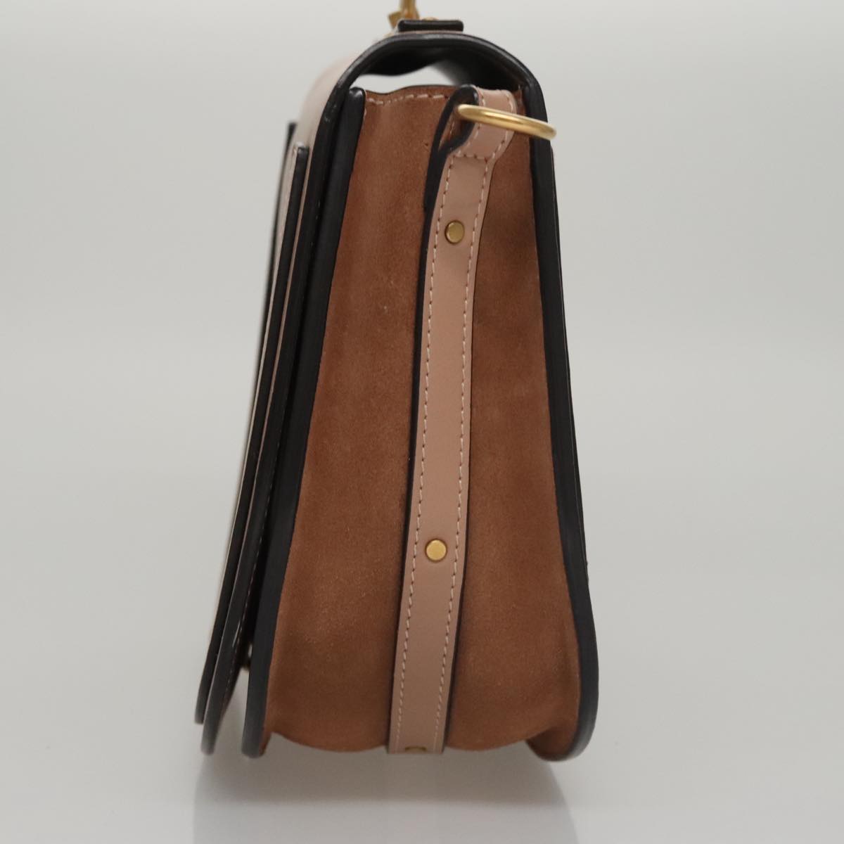 Chloé Nile, Beige, Leather, handbag