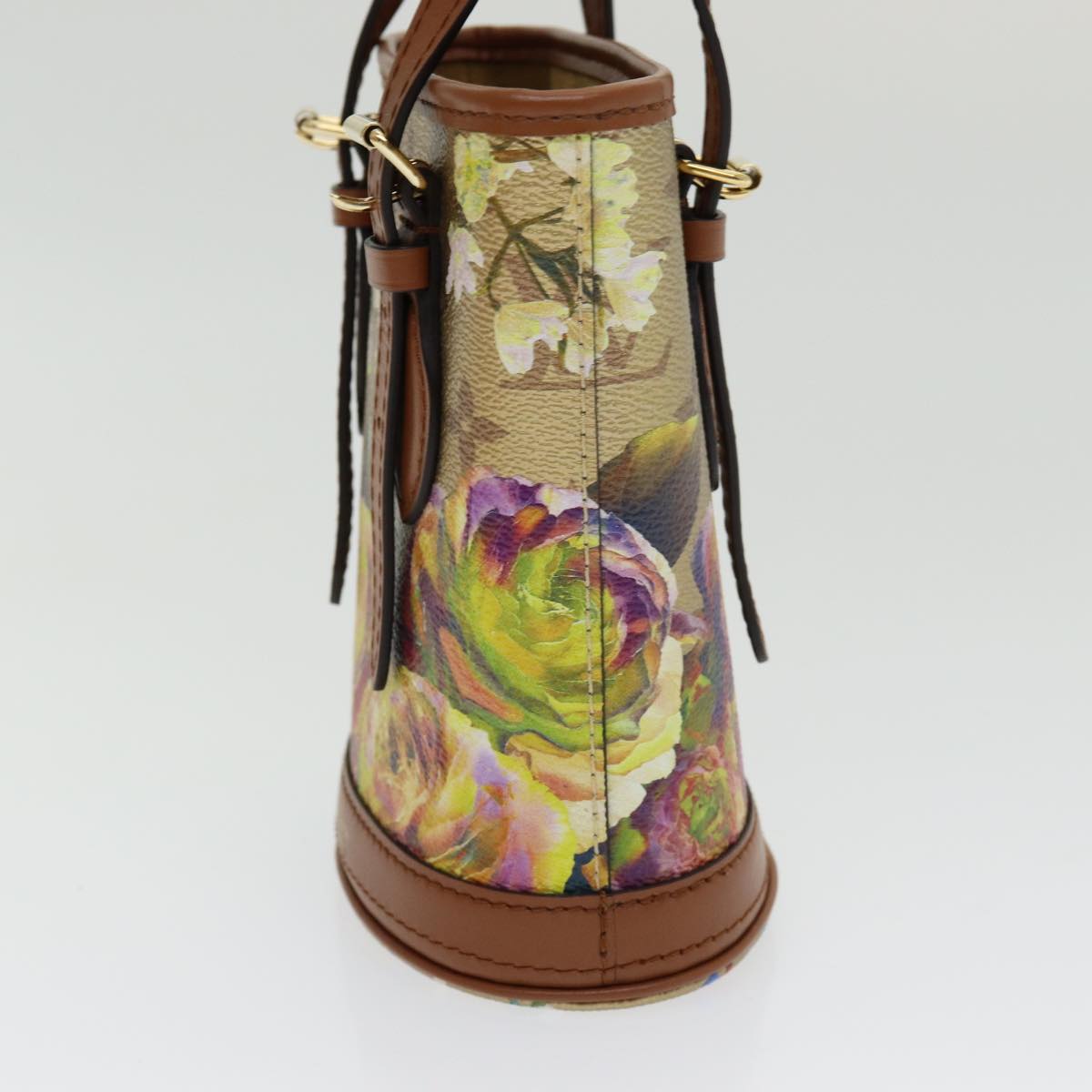 Louis Vuitton Bucket, Beige, Canvas, shoulder