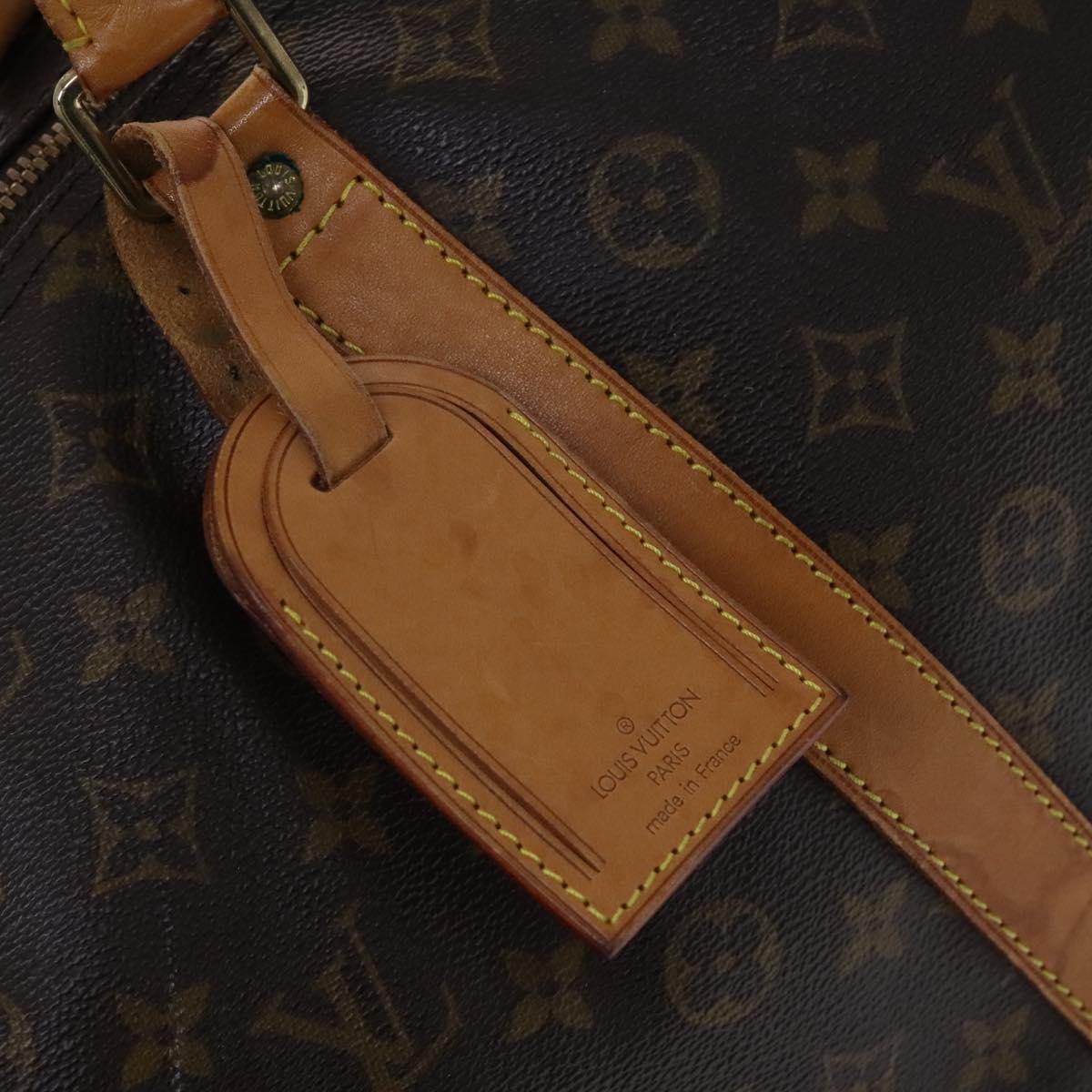 Louis Vuitton Keepall 60, Brown, Canvas, travel