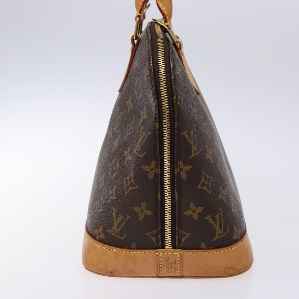 Louis Vuitton Alma, Brown, Canvas, handbag