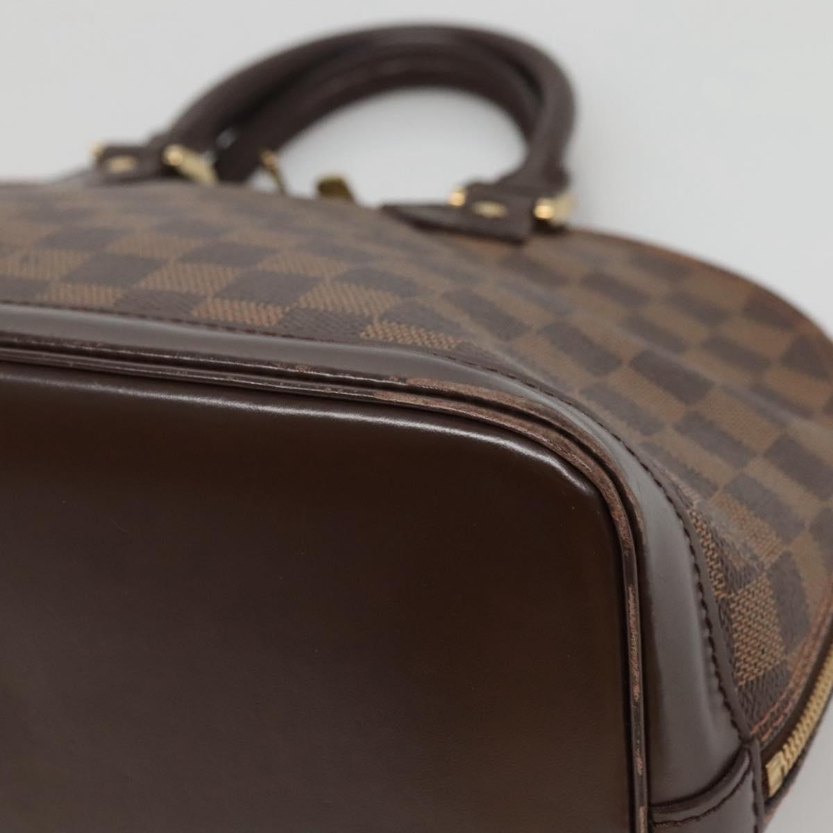 Louis Vuitton Alma, Brown, Canvas, handbag