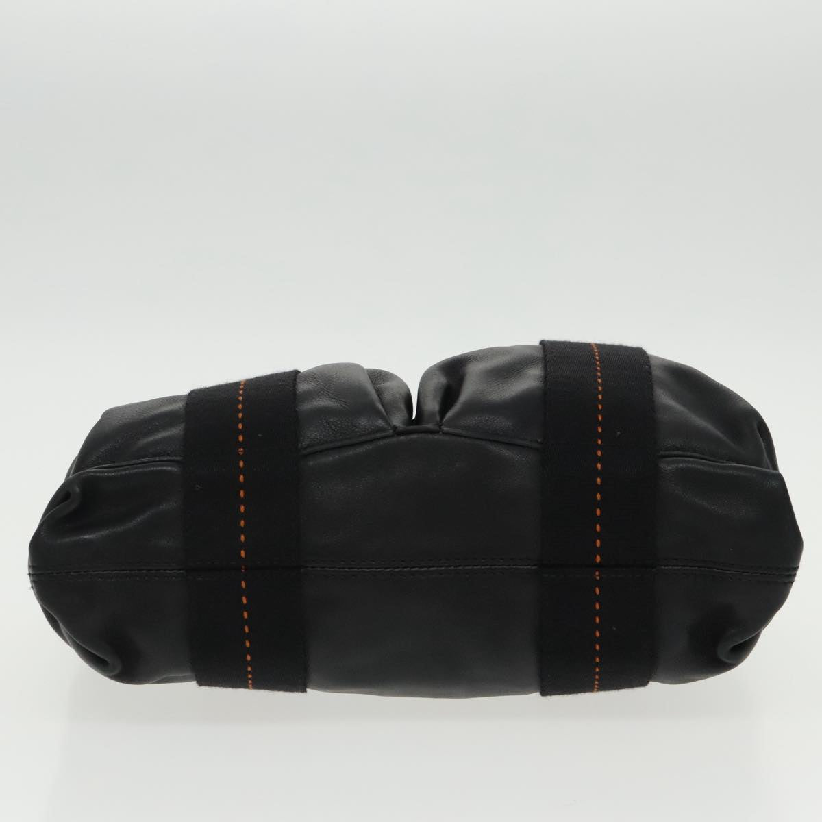 Hermès Caravan, Black, Leather, handbag