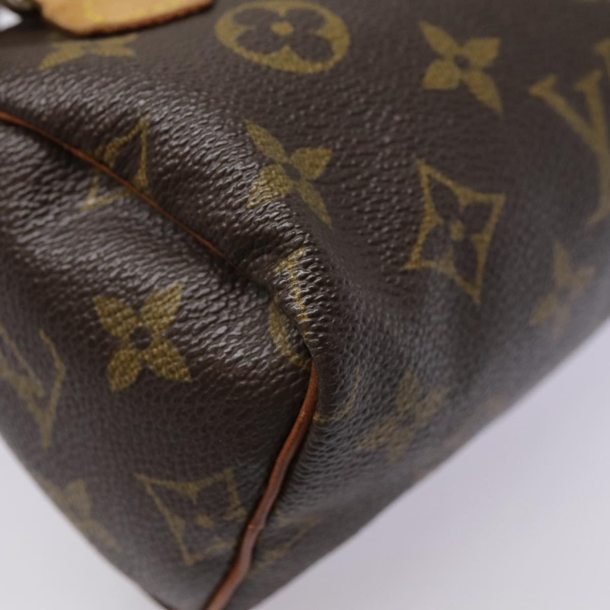 Louis Vuitton Mini speedy, Blue, Canvas, handbag