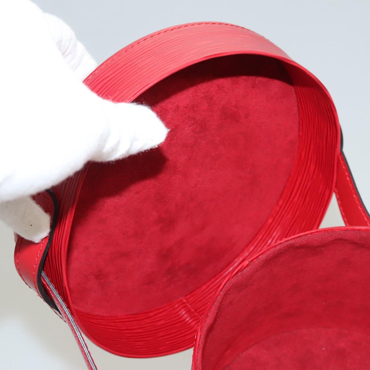 Louis Vuitton Vanity, Red, Leather, handbag
