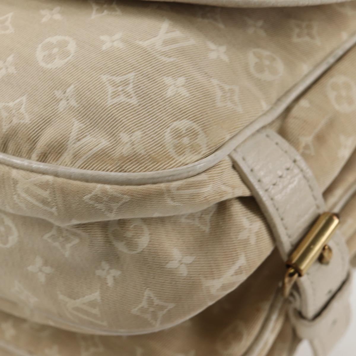 Louis Vuitton Saumur, Beige, Canvas, shoulder