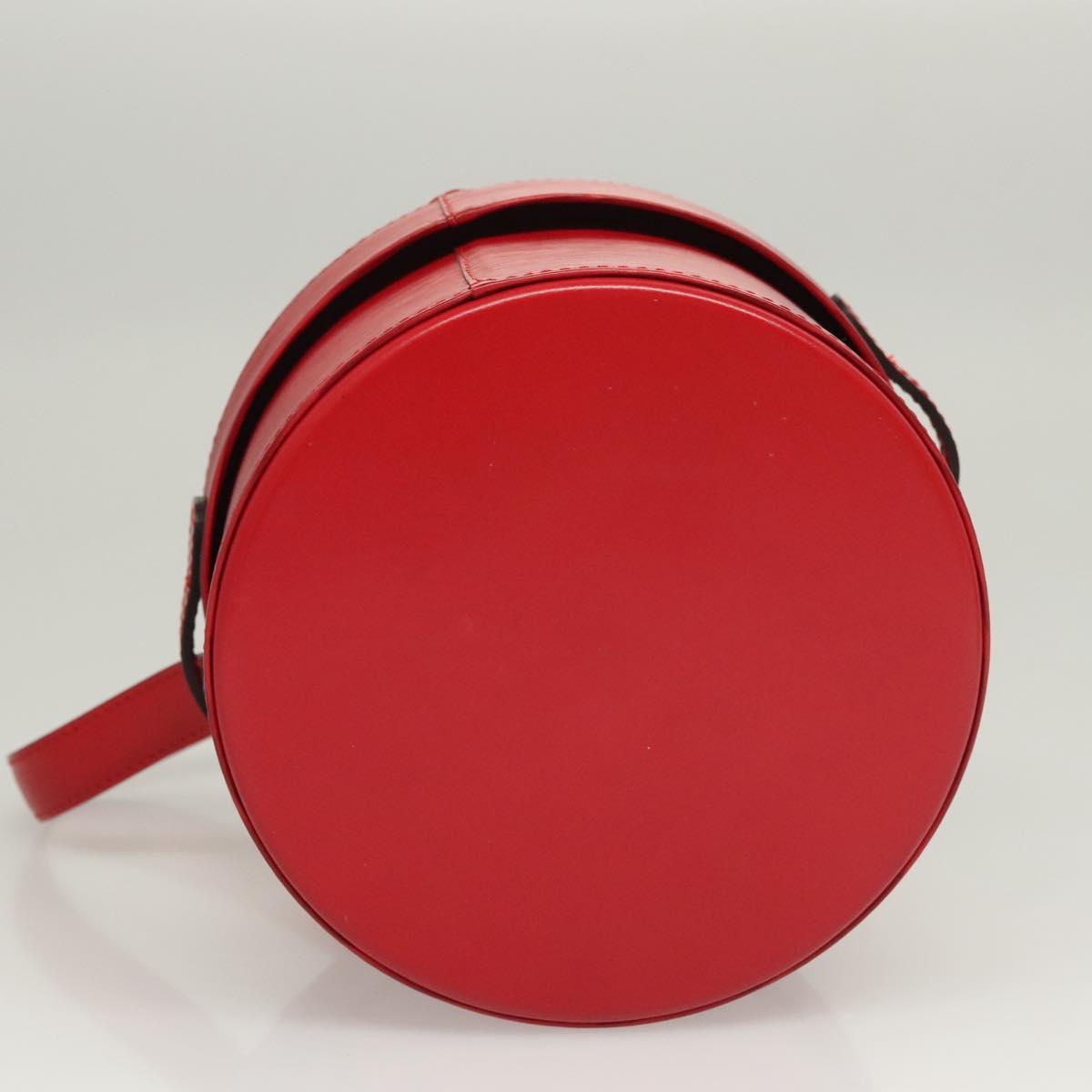 Louis Vuitton Vanity, Red, Leather, handbag