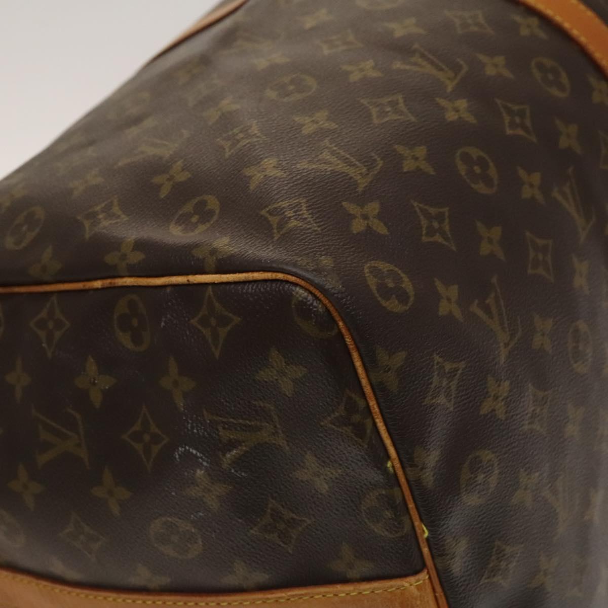 Louis Vuitton Keepall Bandoulière 60, Brown, Canvas, travel