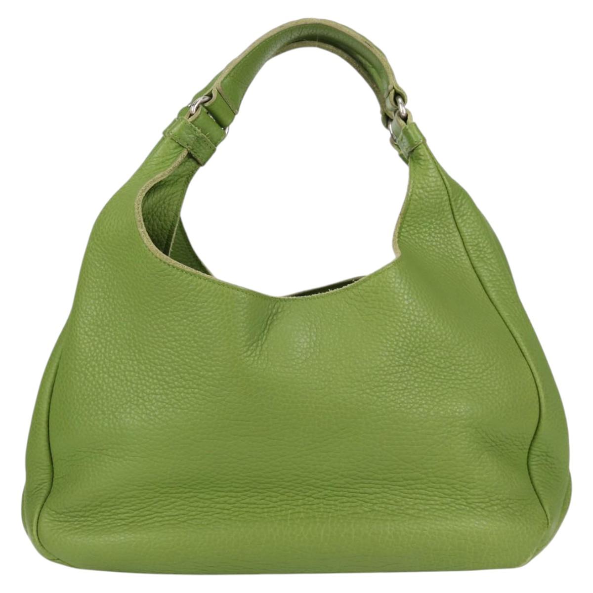 Bottega Veneta, Green, Leather, shoulder