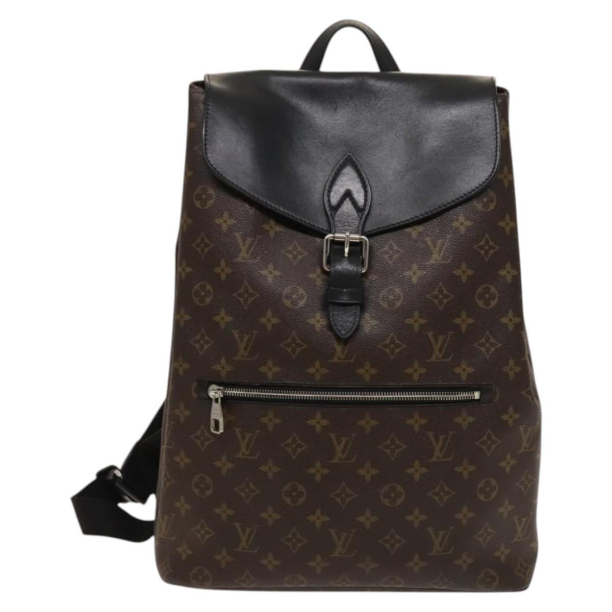 Louis Vuitton Palk, Brown, Canvas, backpack