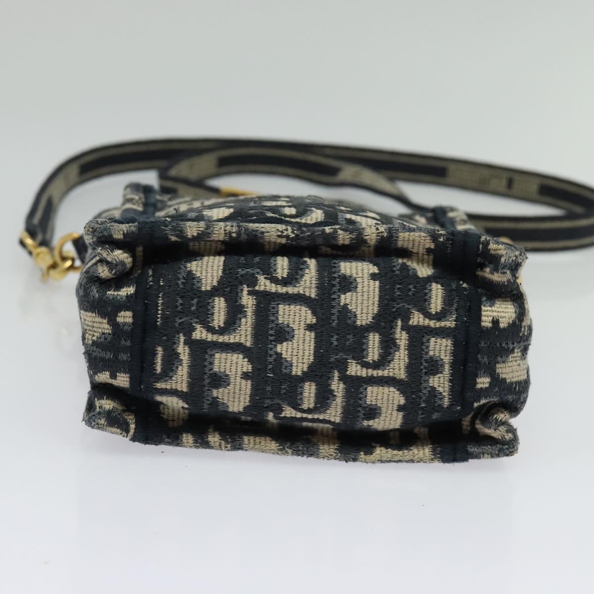 Dior Book Tote, Navy, Canvas, handbag