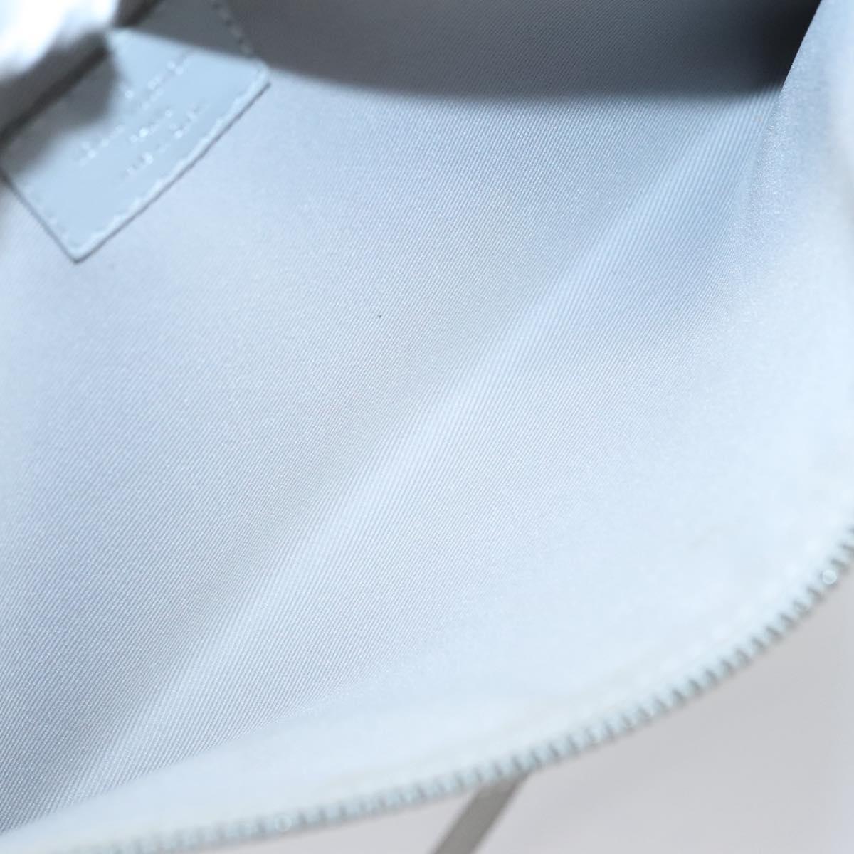 Louis Vuitton Flat messenger, Grey, Canvas, shoulder