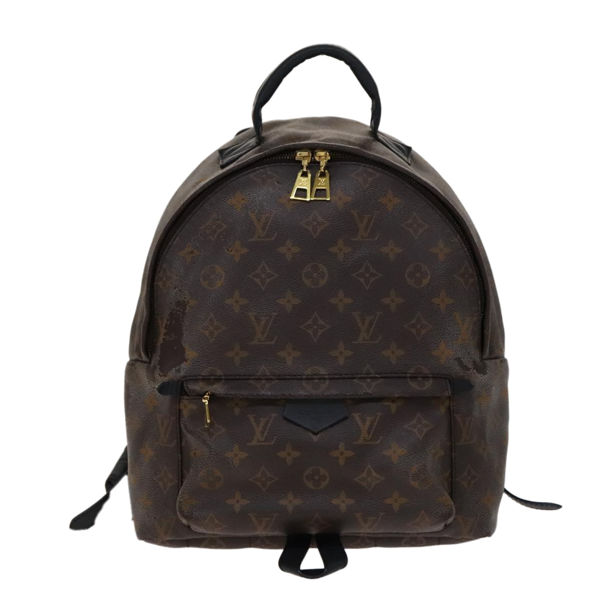 Louis Vuitton Palm Springs MM, Brown, Canvas, backpack