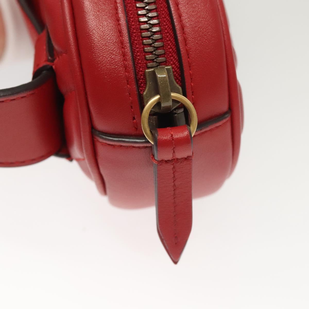 Gucci GG Marmont, Red, Leather, shoulder