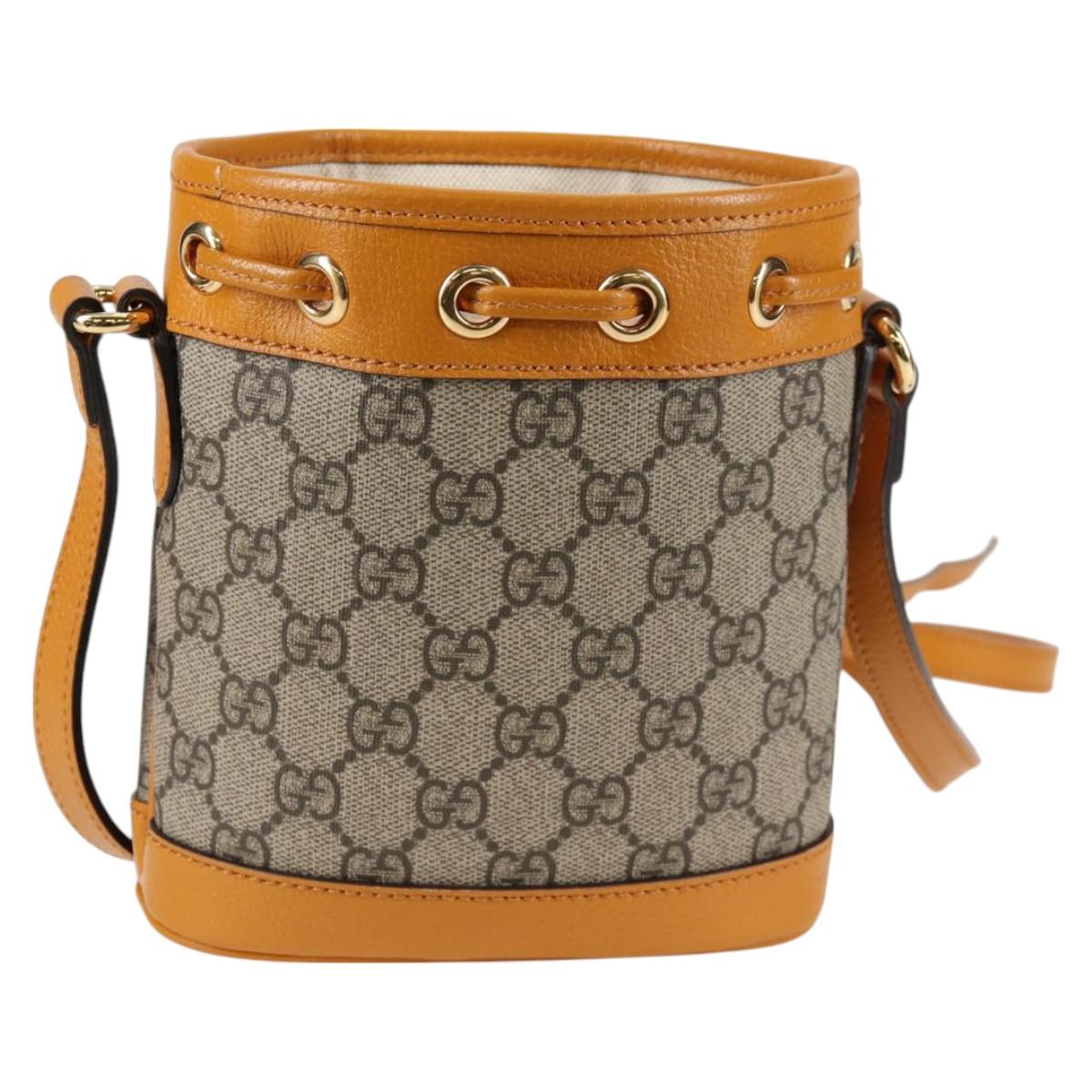 Gucci GG canvas, Beige, Canvas, shoulder