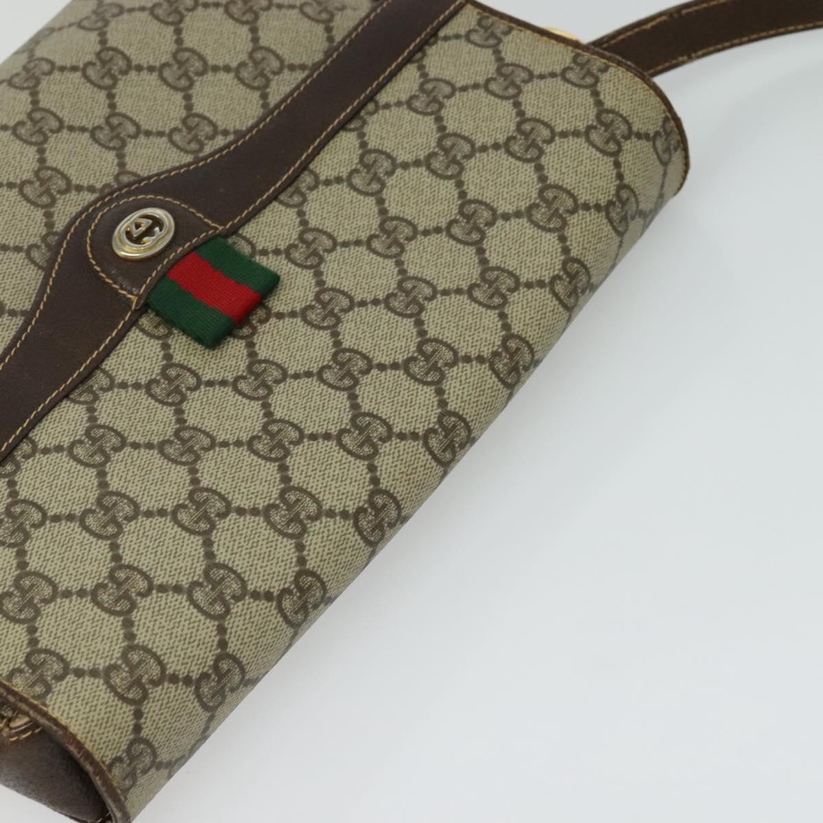 Gucci Ophidia, Beige, Canvas, shoulder