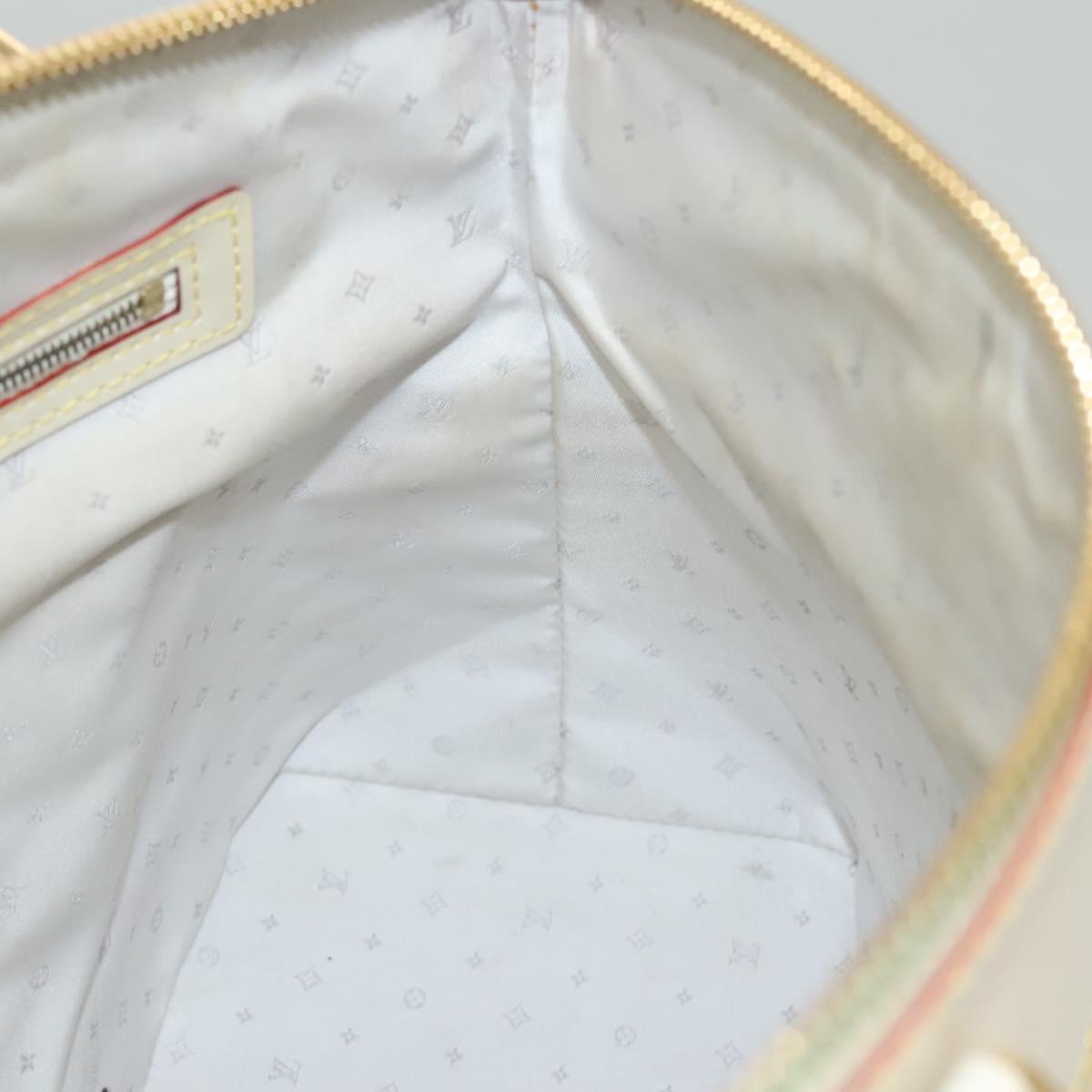 Louis Vuitton Lockit, White, Leather, handbag