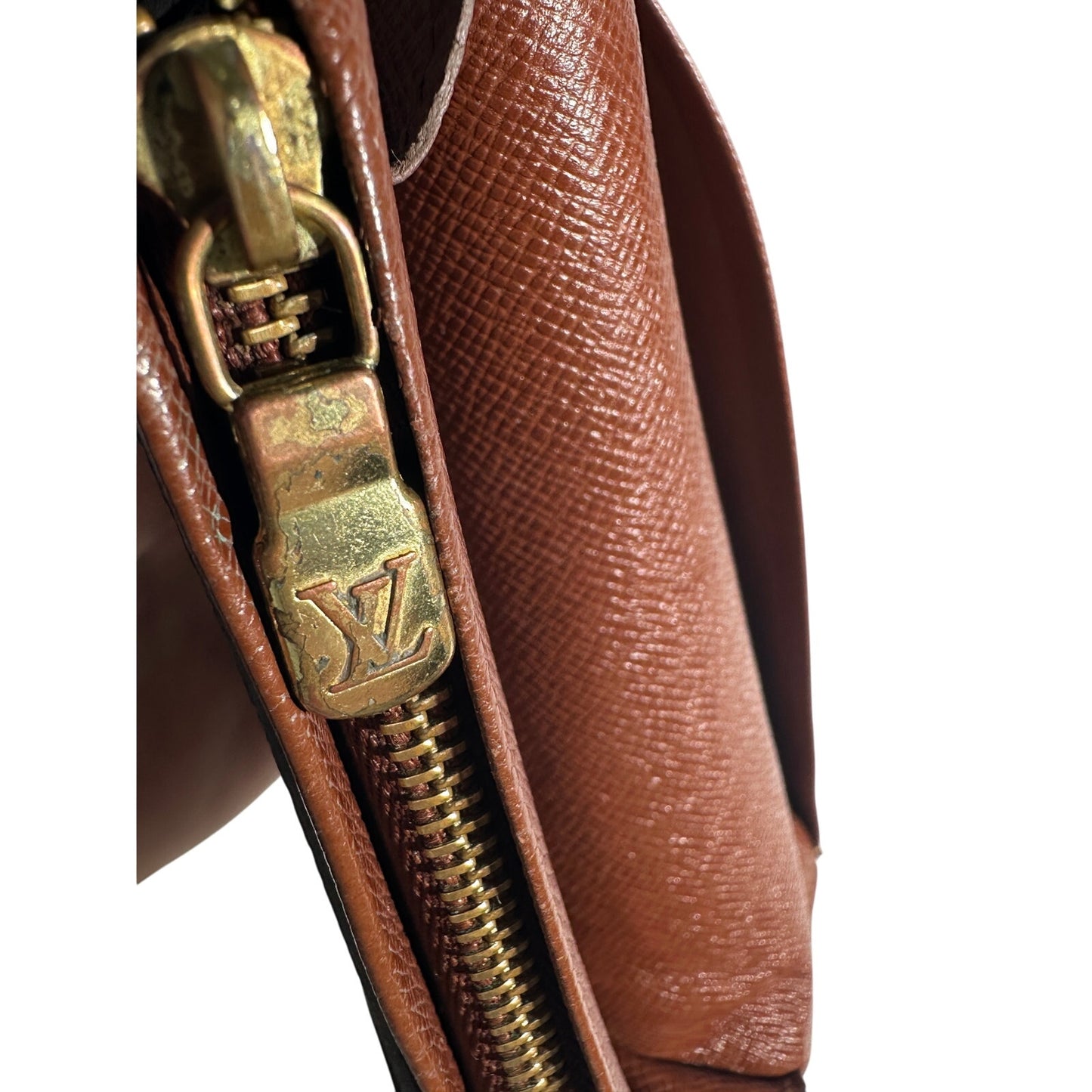Louis Vuitton Mini Pochette Shoulder Bag Brown