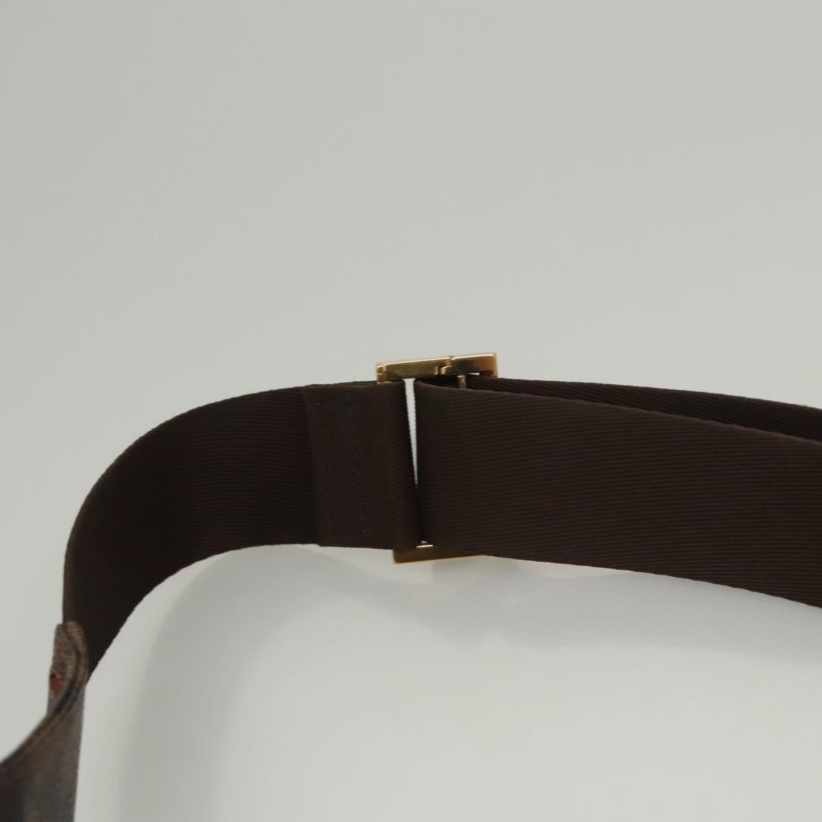 Louis Vuitton Geronimos, Brown, Canvas, clutch