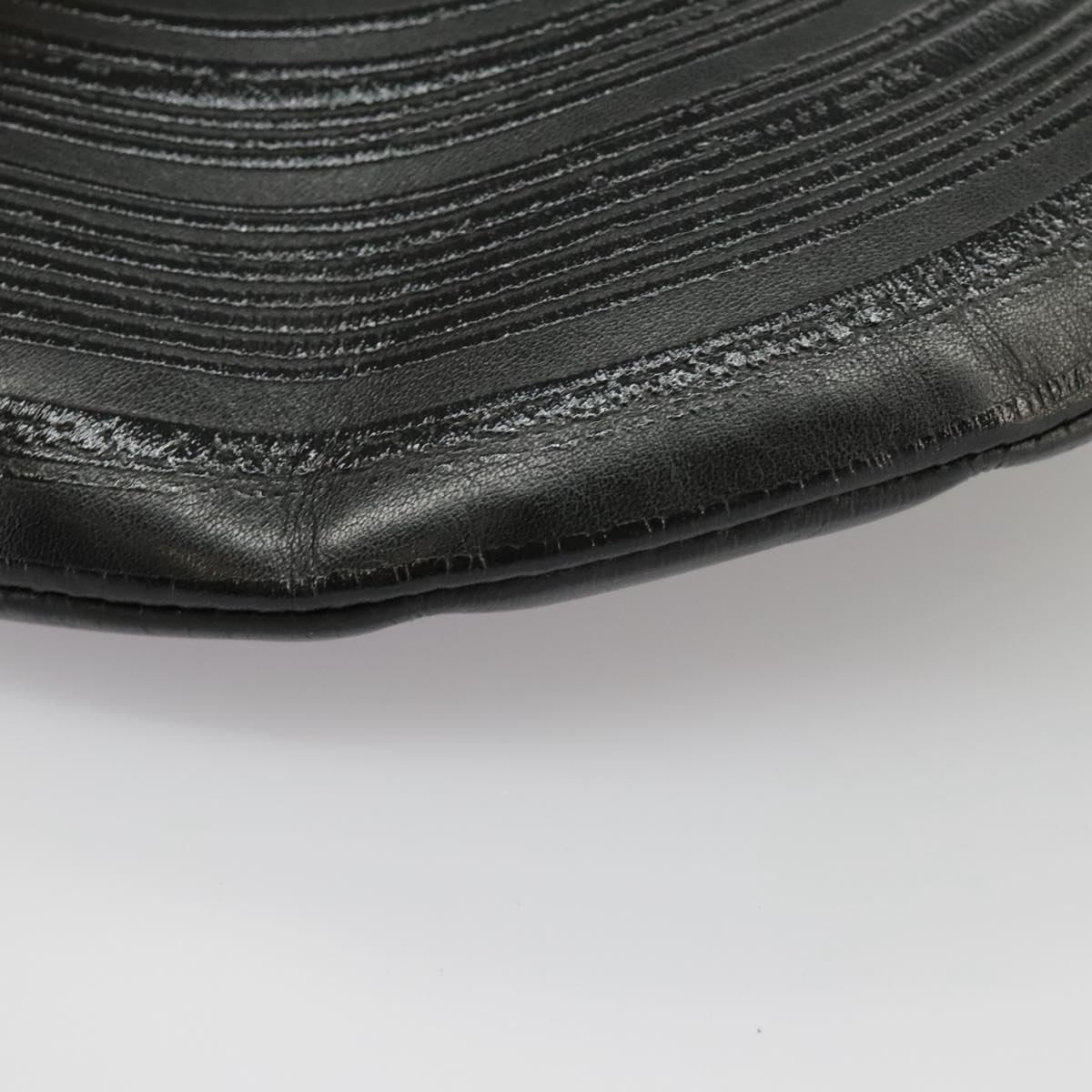 Louis Vuitton Pochette, Black, Leather, clutch