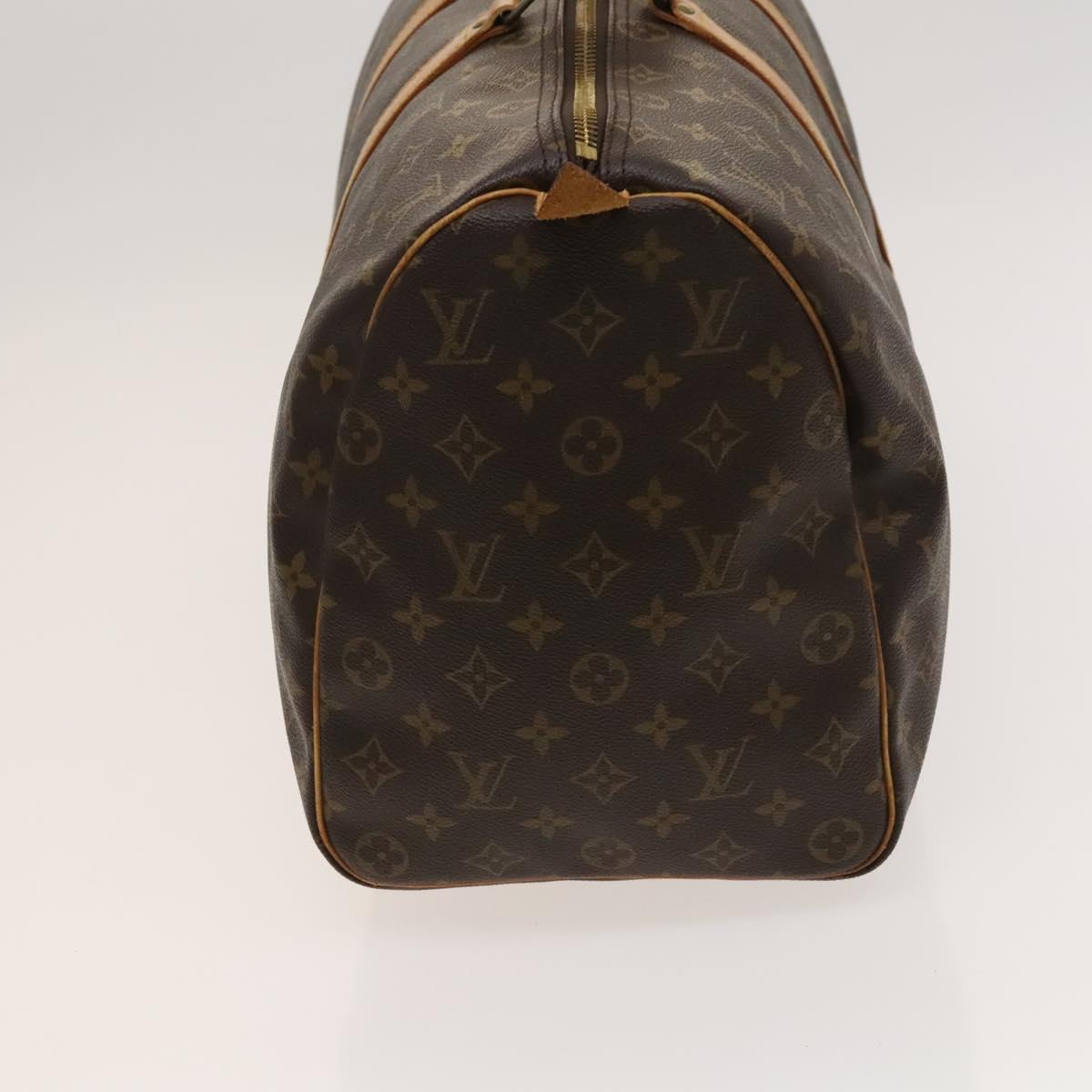 Louis Vuitton Keepall 45, Brown, Canvas, travel